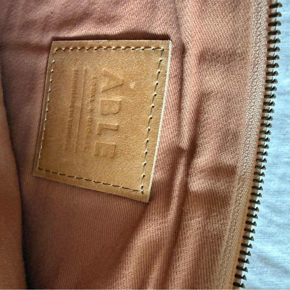 Tan Leather Able clutch - Picture 6 of 6